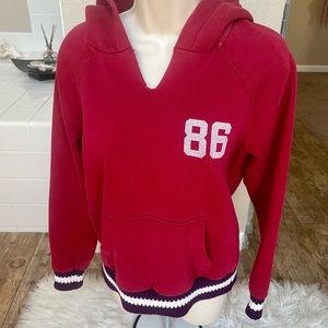 Vintage Victoria’s Secret LOVE PINK UNIVERSITY 86 Pullover Hooded Sweater-Small